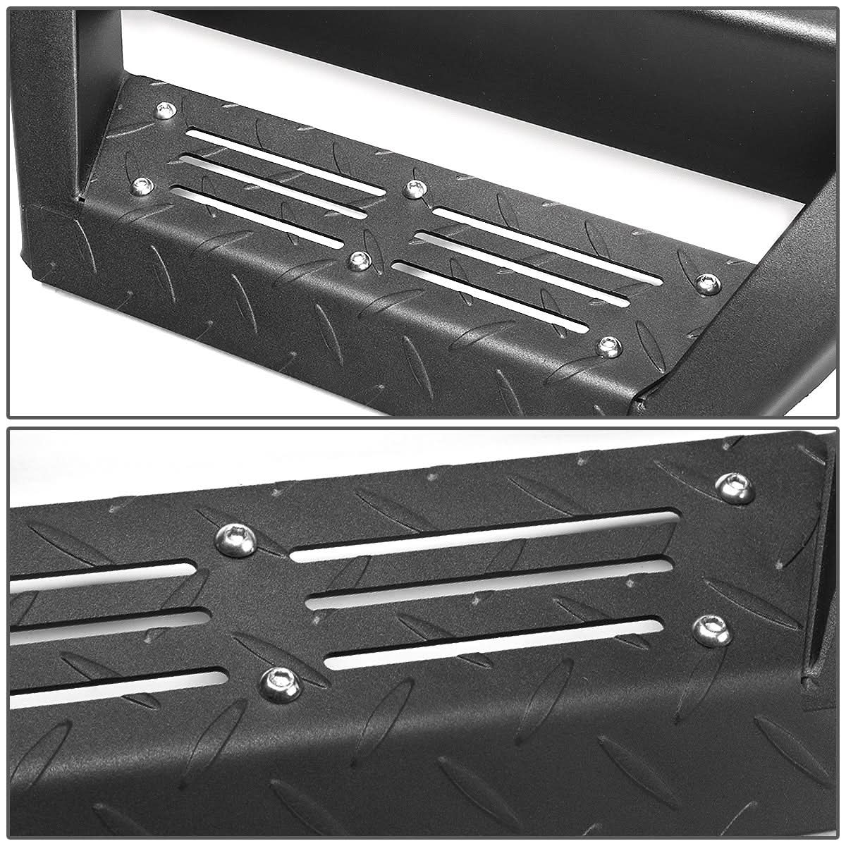 2019 Dodge Ram 1500 Crew Cab Step Down Nerf Bars - Black