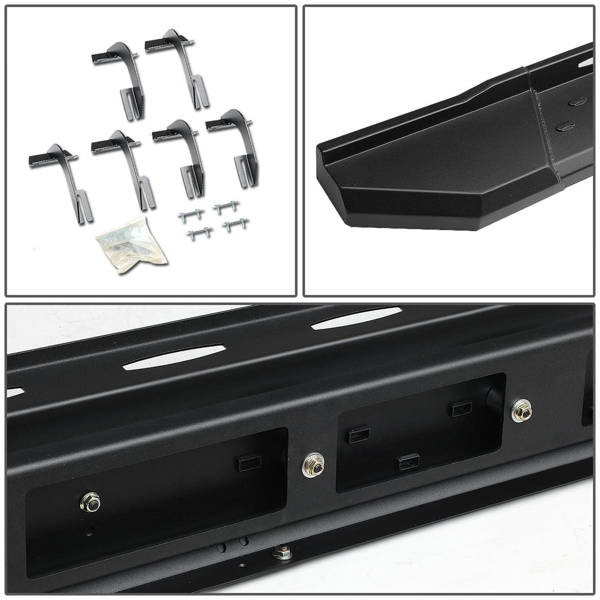 2015-2017 Ford F-150 Crew Cab 5.5" Straight Nerf Bars with Brackets