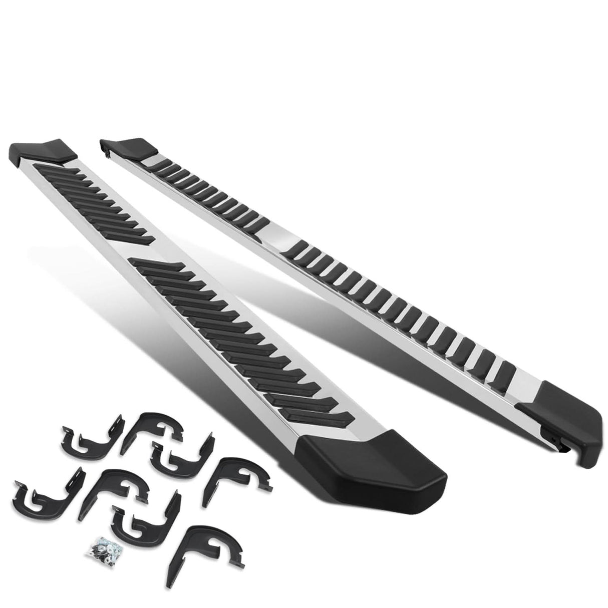 2004-2014 Ford F-150 Extended Cab 6" Nerf Bars Silver