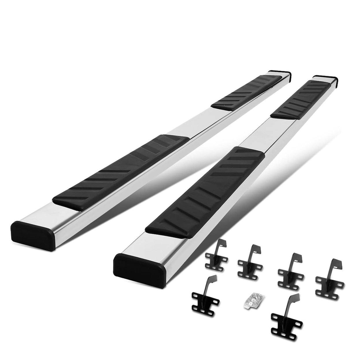 2019-2020 Dodge Ram 1500 Extended Cab 5" Chrome/Black Nerf Bars