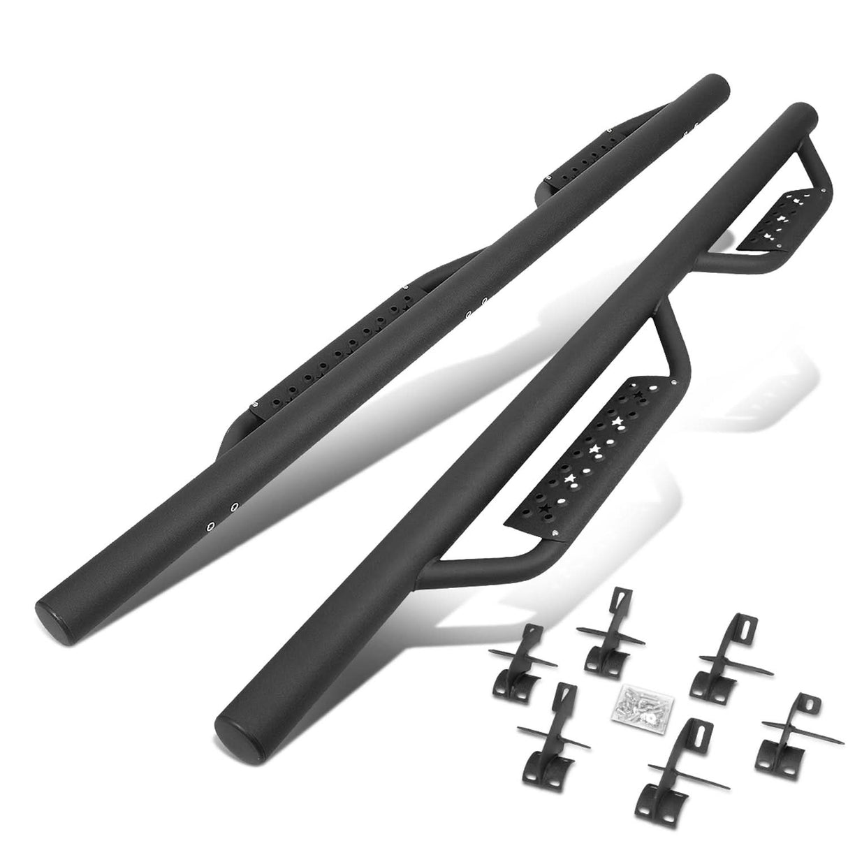 07-18 Jeep Wrangler JK Unlimited 4-DR 3" Drop Side Nerf Bar Step Bar