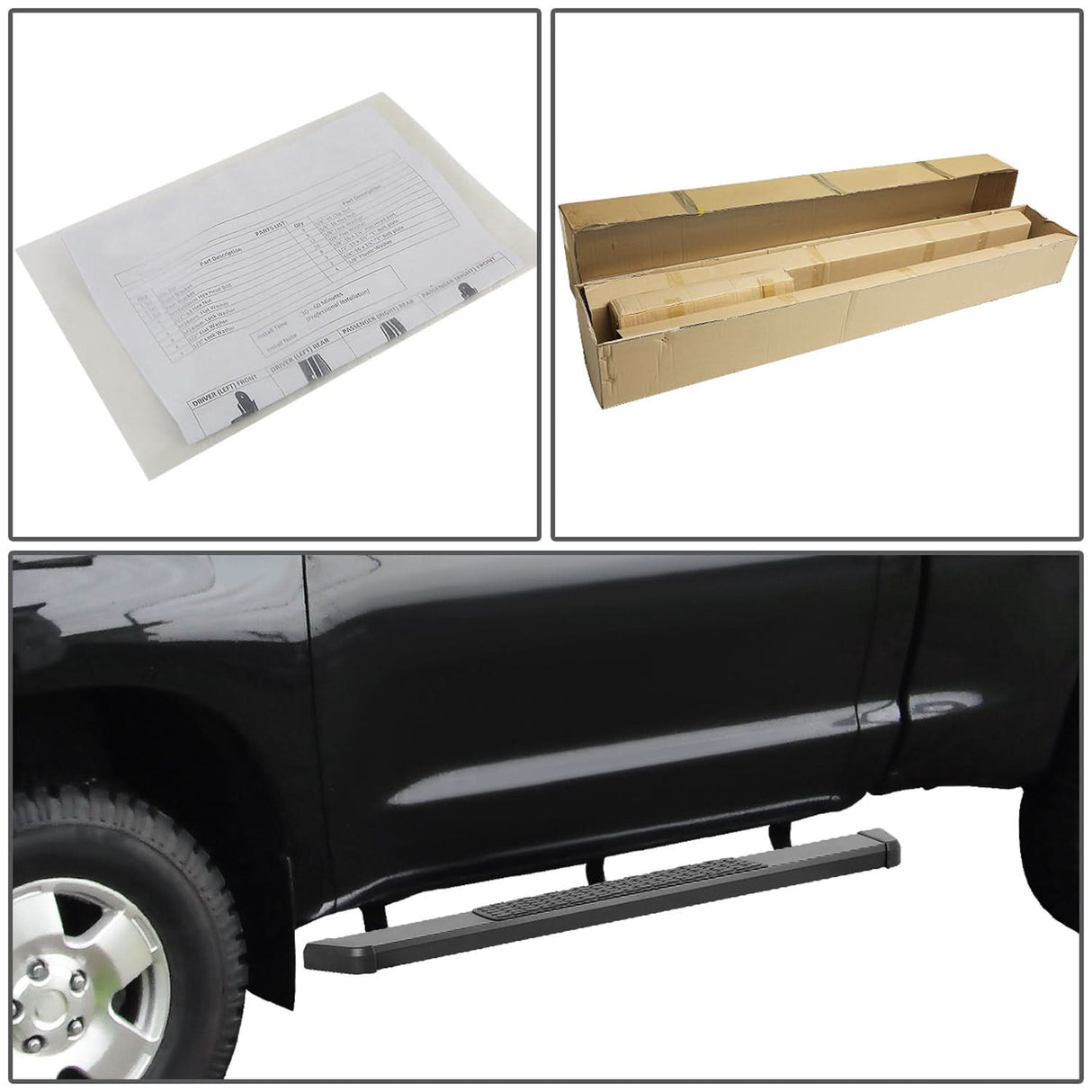 07-19 Chevrolet Silverado GMC Sierra 5.5" Honeycomb Step Nerf Bars