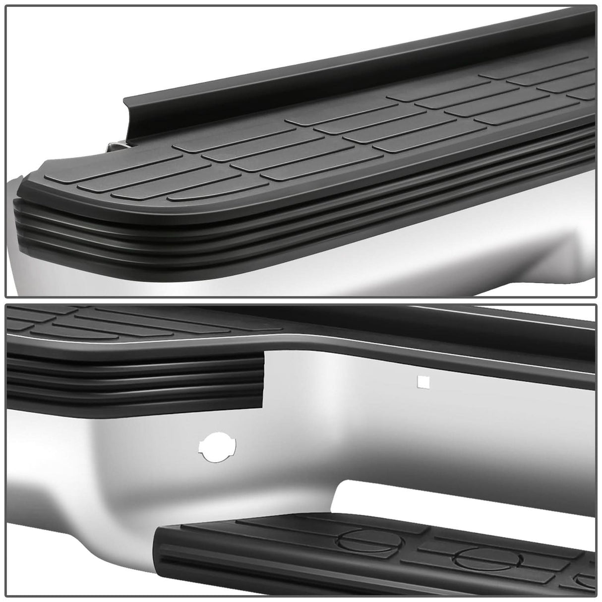 92-99 Chevrolet Suburban Chrome Rear Step Bumper with Strip Hole