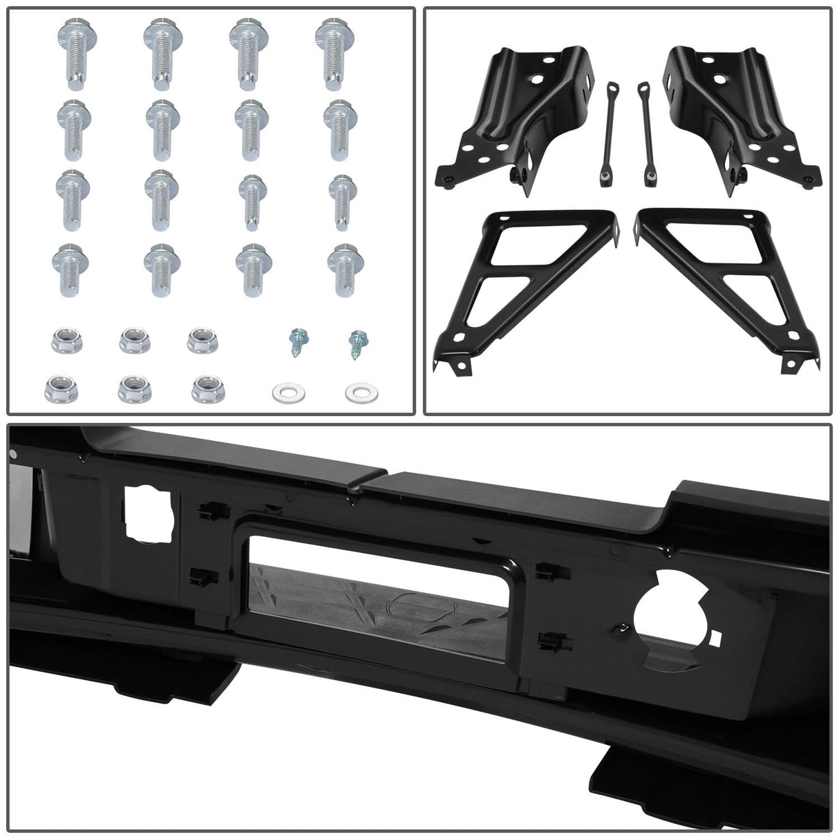 07-10 Chevrolet Silverado/GMC Sierra 2500HD 3500HD Rear Step Bumper Chrome