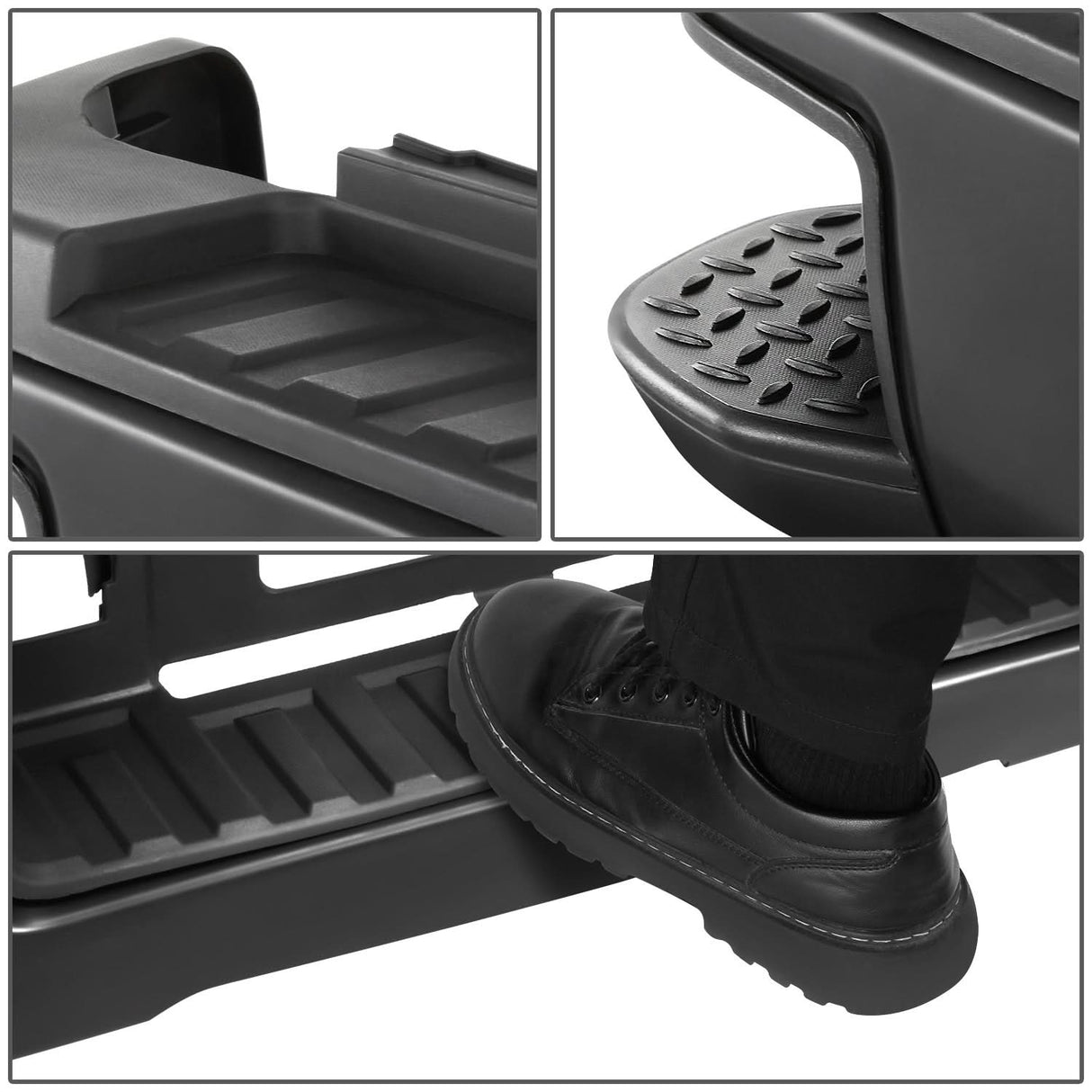 15-19 Silverado Sierra 2500 3500 Rear Step Bumper with Hitch