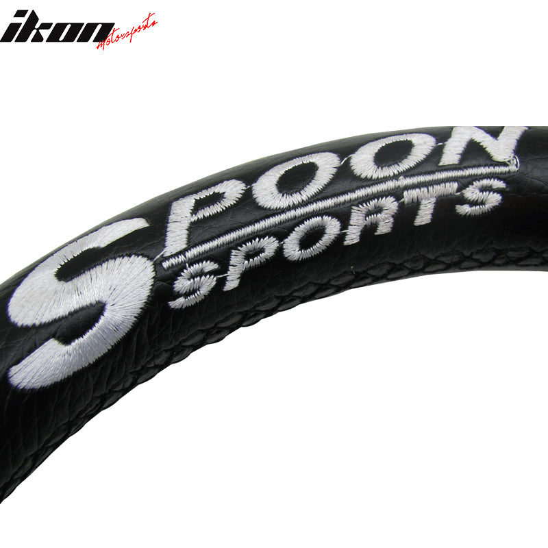 Universal Fitment Steering Wheel Battle Type 300Mm Whole Black & Spoon