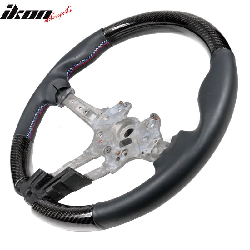 2015-2021Â BMW F80 F82 M Stitch Matte CF Steering Wheel Leather Cover