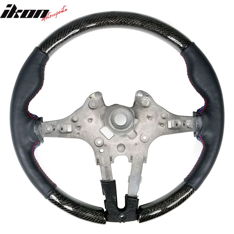 2015-2021Â BMW F80 F82 M Stitch Matte CF Steering Wheel Leather Cover