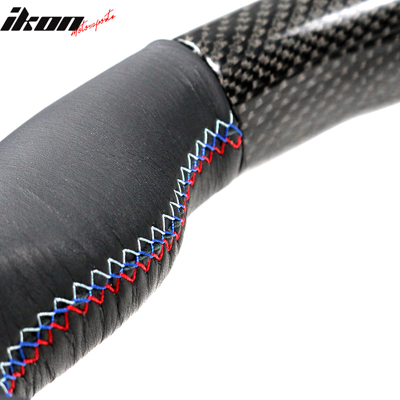 2015-2021Â BMW F80 F82 M Stitch Matte CF Steering Wheel Leather Cover