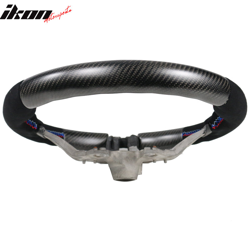 2015-2021Â BMW F80 F82 M Stitch Matte CF Steering Wheel Synthetic Suede