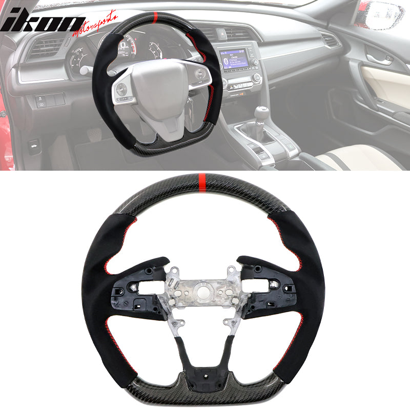 2016-2021 Civic Carbon Fiber Steering Wheel