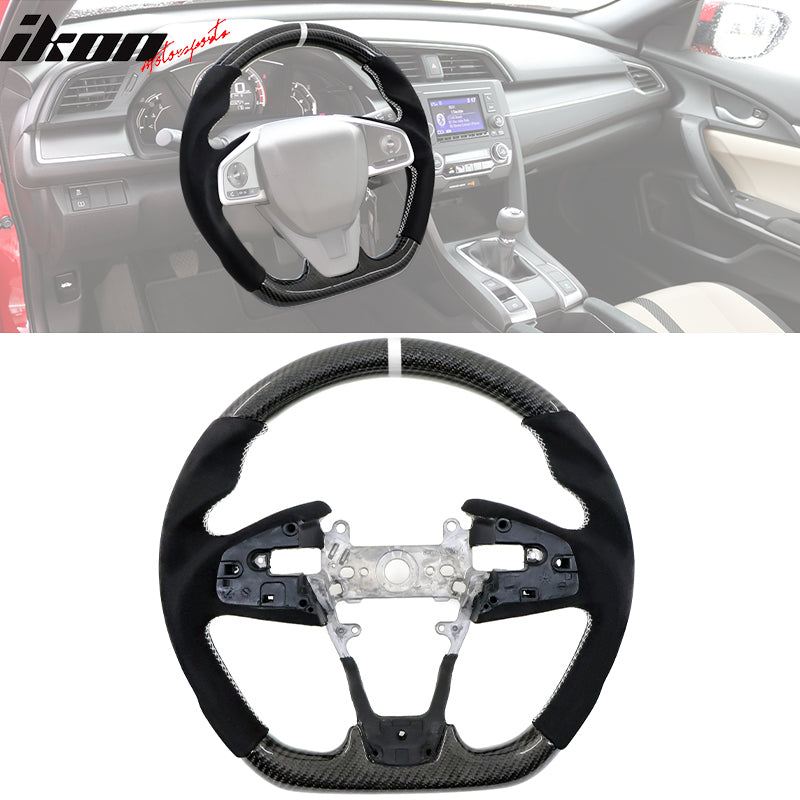 2016-2021 Civic Carbon Fiber Steering Wheel