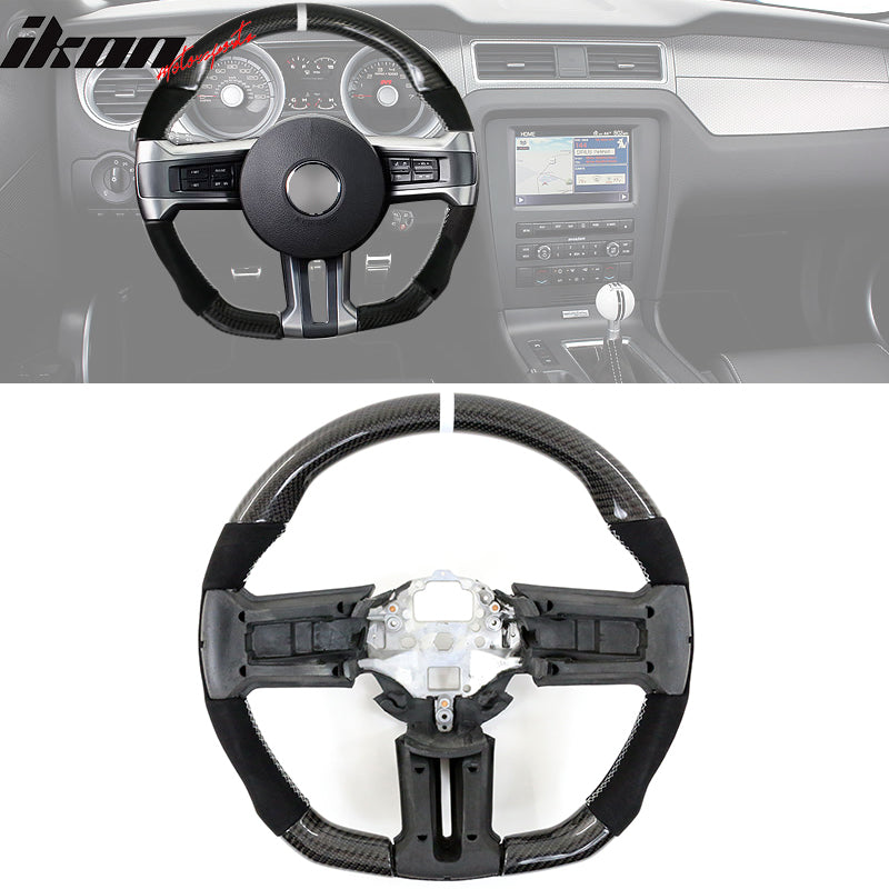 2010-2014 Ford Mustang Steering Wheel Carbon Fiber