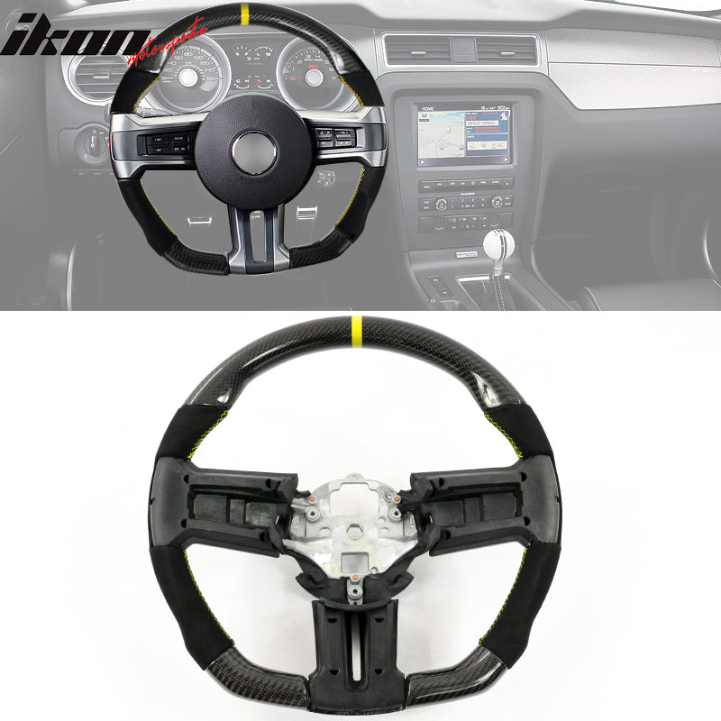 2010-2014 Ford Mustang Steering Wheel Carbon Fiber