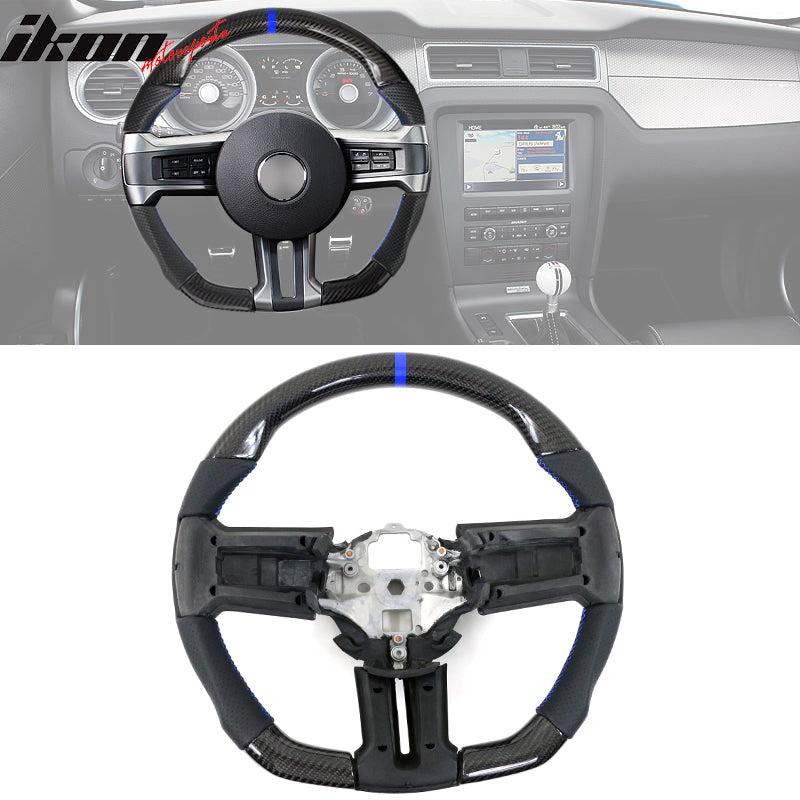 2010-2014 Ford Mustang Steering Wheel Carbon Fiber