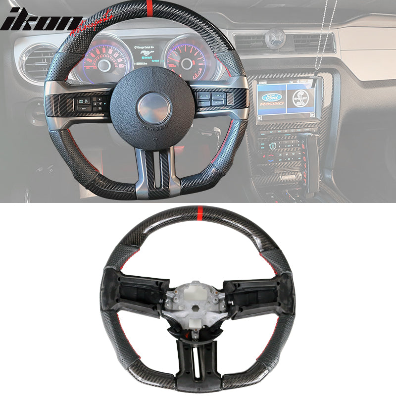 2010-2014 Ford Mustang Steering Wheel Carbon Fiber