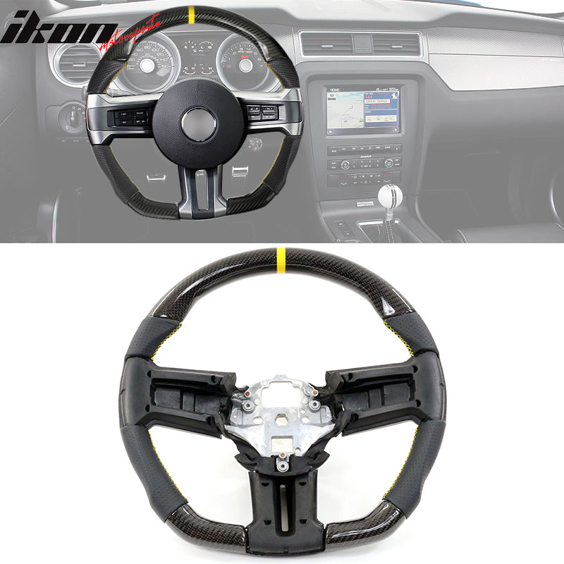 2010-2014 Ford Mustang Steering Wheel Carbon Fiber