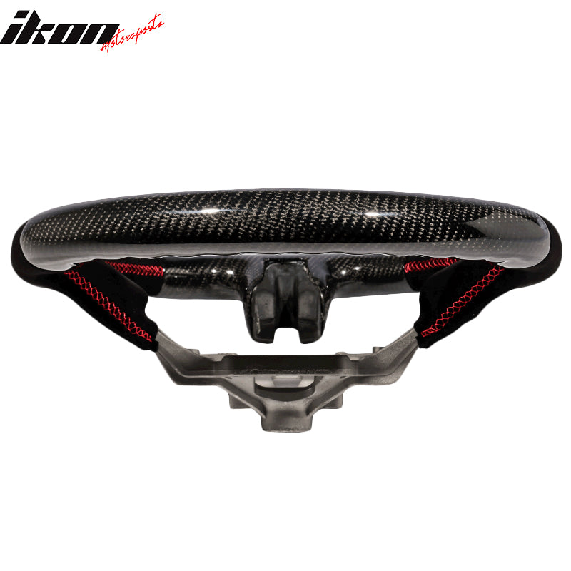 2015-2017 Mustang V1 Matte Steering Wheel Carbon Fiber Synthetic Suede