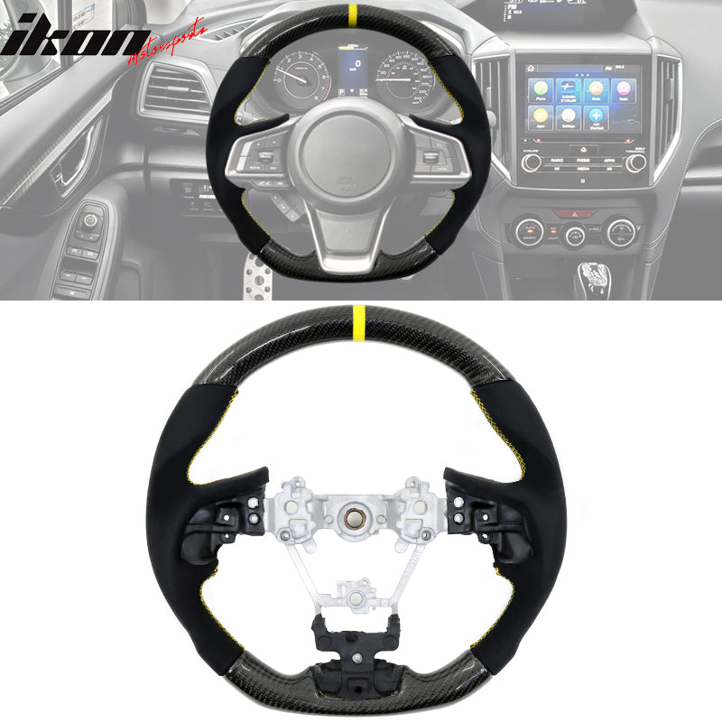 2017-2019 Impreza Carbon Fiber Steering Wheel