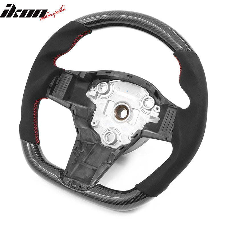 2017-2023 Tesla 3 Y Carbon Fiber Steering Wheel