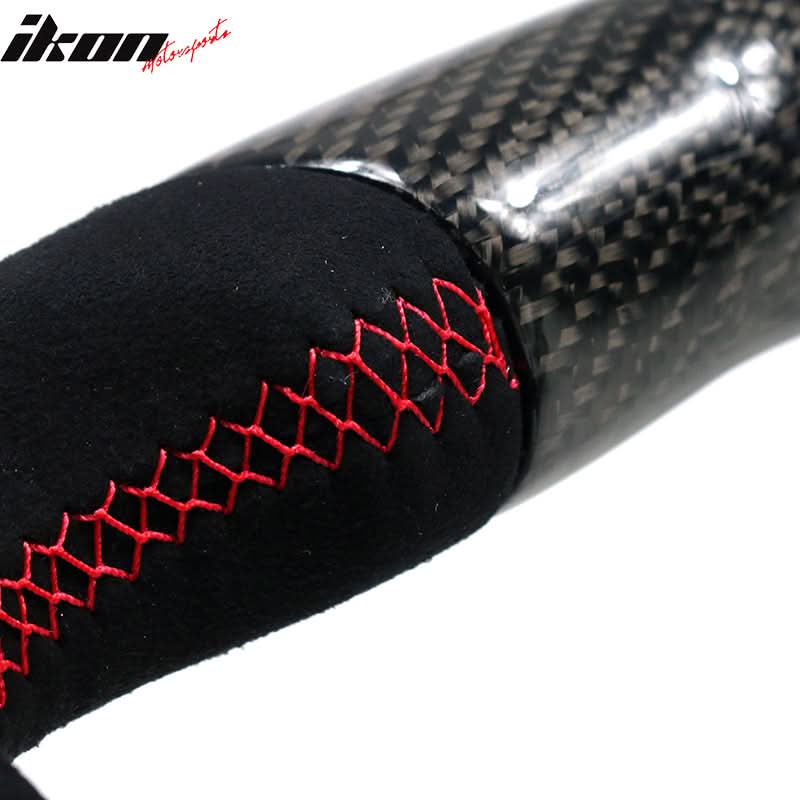 2015-2021Â Subaru WRX STI Steering Wheel Red Stitch Line CF Alcantara