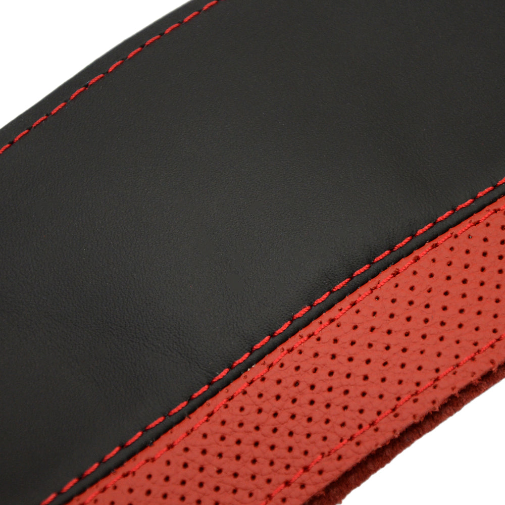 Fits 06-10 Honda Civic Hand-Stitched Leather Steering Wheel Wrap