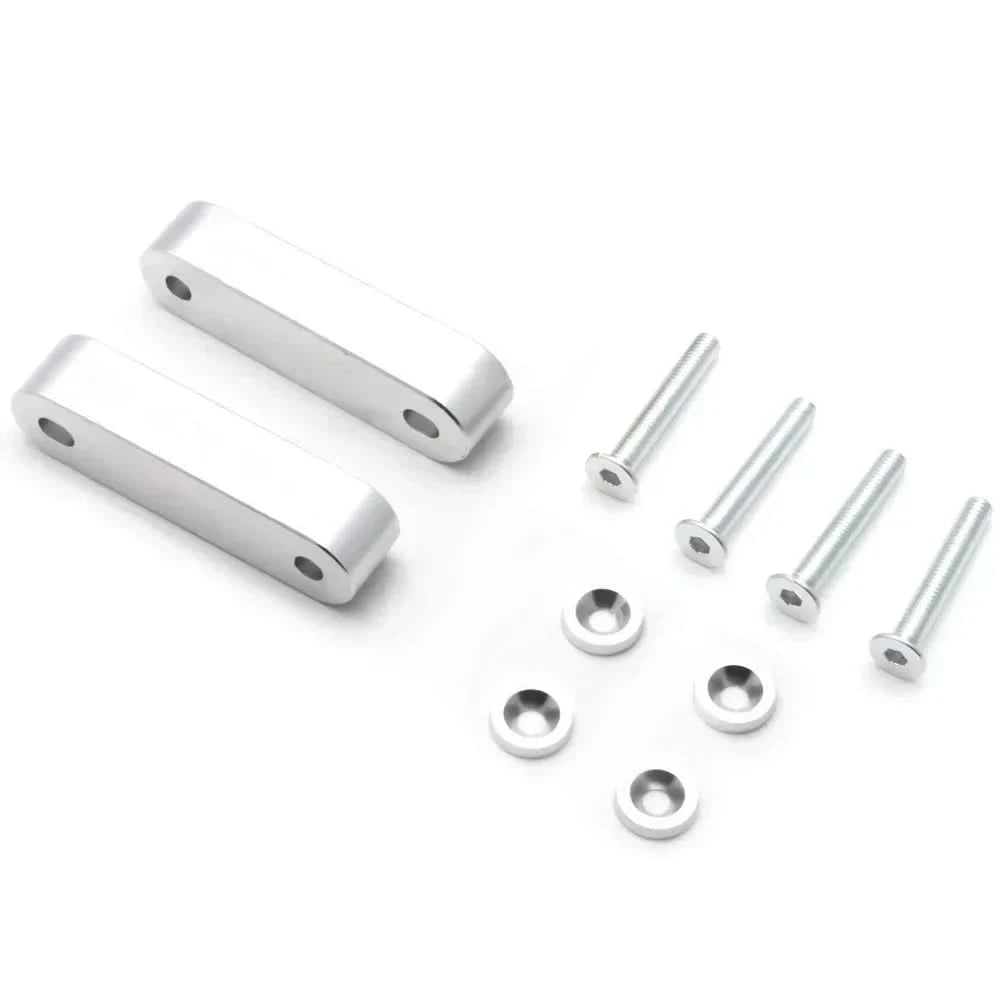 Universal Aluminum Hood Vent Spacer Riser Kit (Black / Purple / Silver)