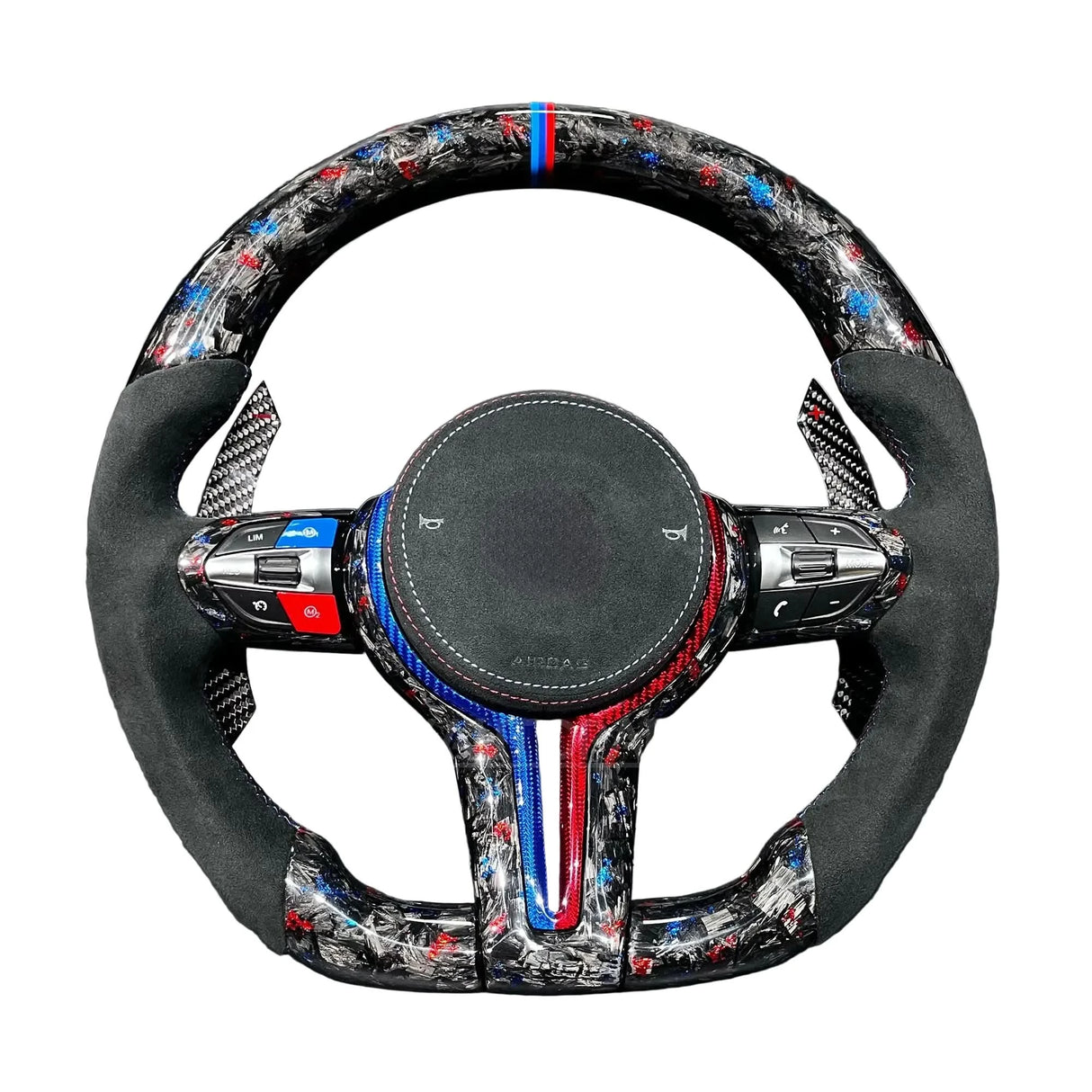 BMW Carbon Fiber LED Steering Wheel – Custom Performance Upgrade for M & F-Series Models