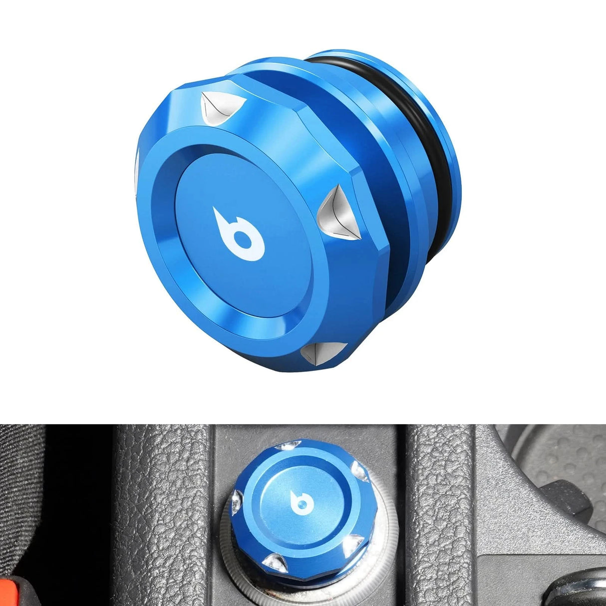 CNC Aluminum 12V Cigarette Lighter Socket Plug – Universal Fit