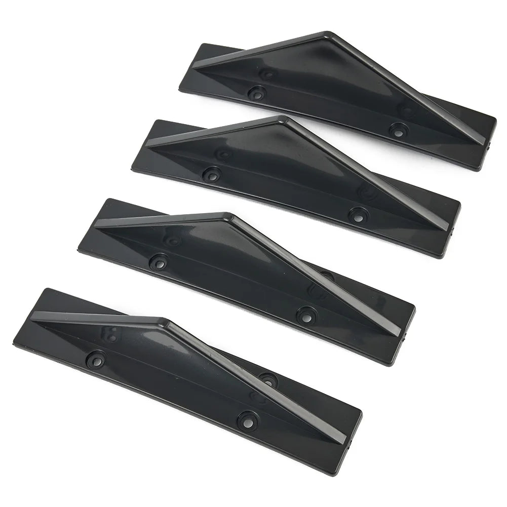 Universal Rear Bumper Diffuser Fins (4PCS) – Splitter Lip Spoiler Protector Caps for Chrysler 300 & More