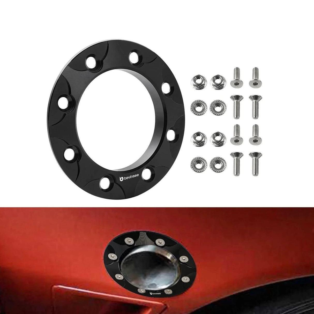 3.1” Billet Exhaust Fender Exit Bezel – Turbo Dump Trim Ring Flange