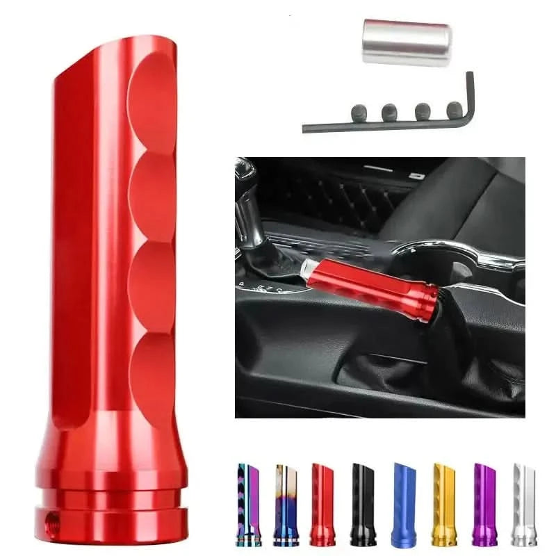 Universal Aluminum Handbrake Handle Cover – Performance Style Parking Brake Upgrade (8 Color Options)