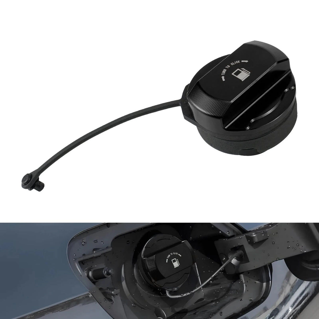 Billet Aluminum Fuel Filler Cap – Audi A3 8P, VW Golf MK5/MK6, Porsche 996/997, Boxster 986/987