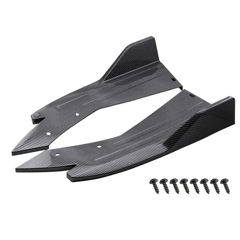 Universal Rear Bumper Side Splitters – 48cm ABS Corner Aero Trim (Pair)