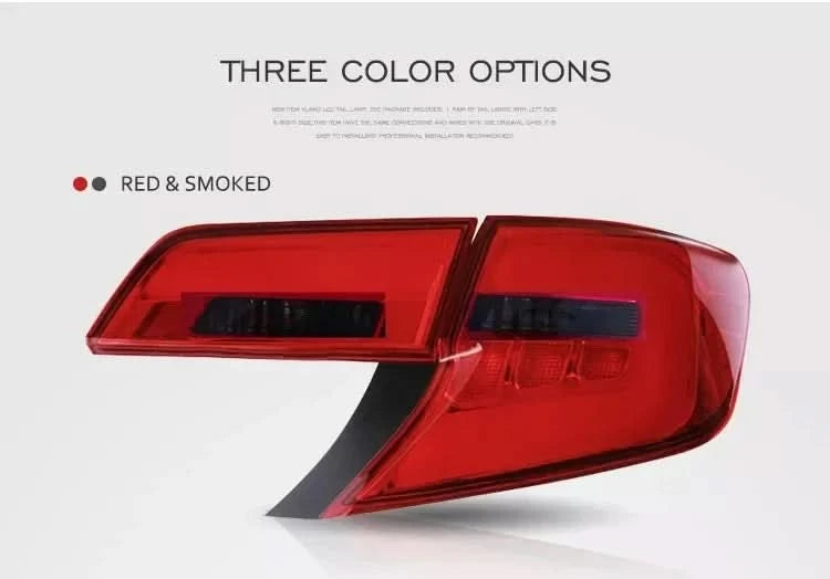 Toyota Camry LED Tail Light Assembly – Plug & Play LED Light Bar Upgrade (2012–2014)