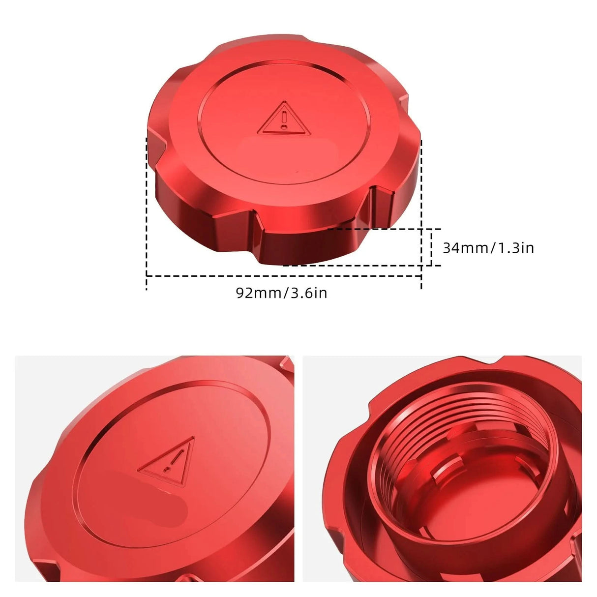 Billet Aluminum Coolant Reservoir Cap – BMW E-Series & F-Series Platforms