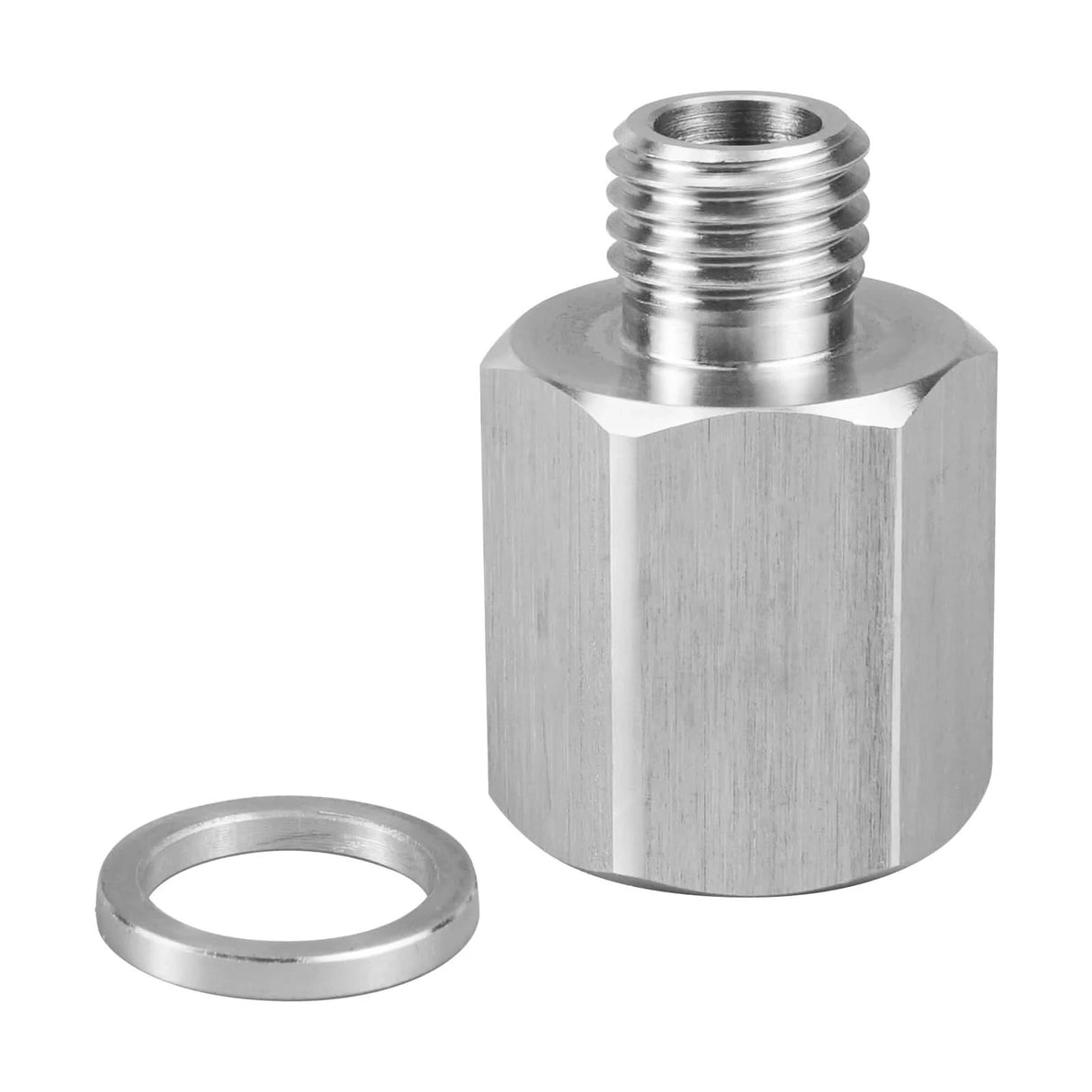 LS Engine Coolant Temp Sensor Adapter – M12x1.5 to 3/8” NPT (Stainless Steel)