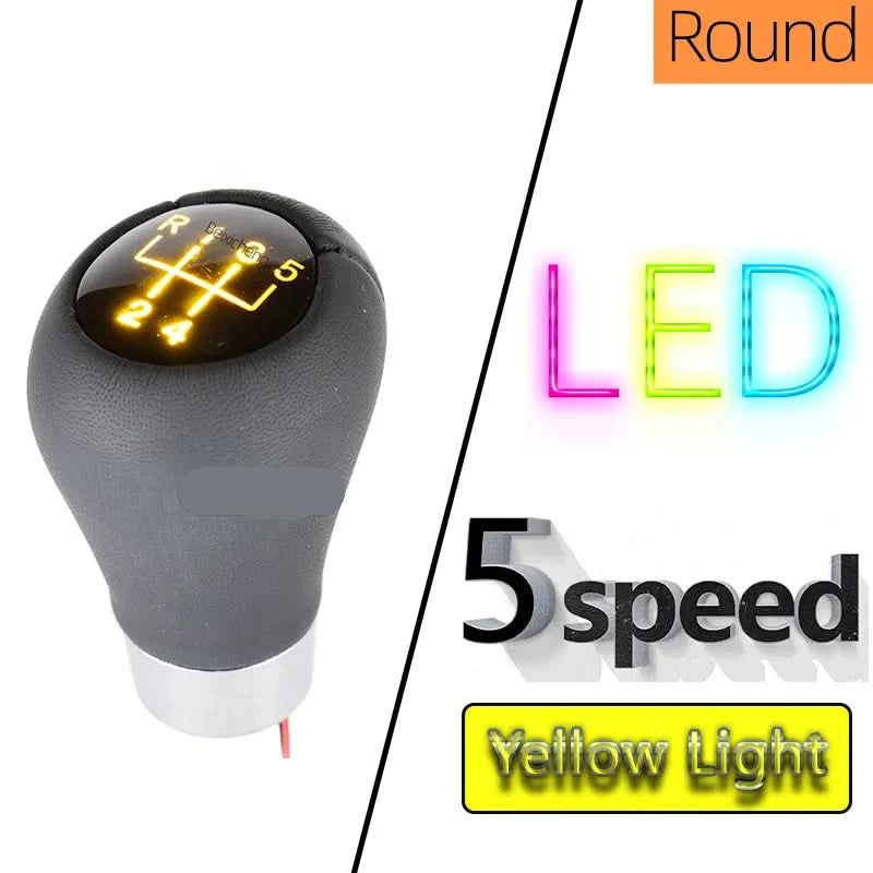 BMW LED Illuminated Gear Shift Knob – 5 & 6 Speed Manual Shifter Upgrade