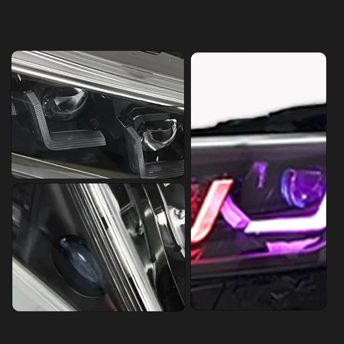 Toyota Camry RGB LED Projector Headlights – DRL Upgrade with Custom Lighting (2018–2024)