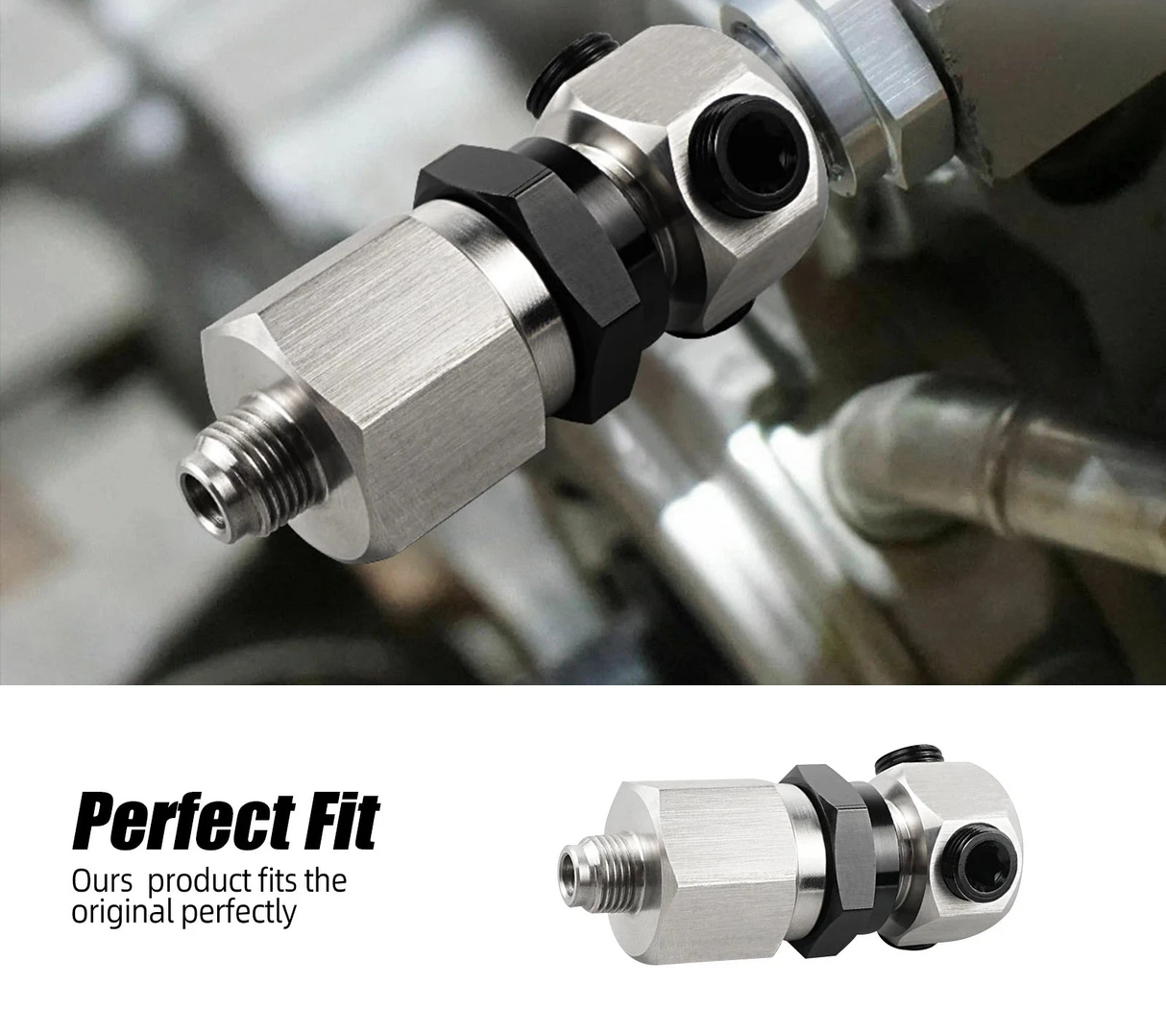 K-Series Oil Pressure Sensor Adapter – 1/8 BSPT Multi-Port Block Adapter
