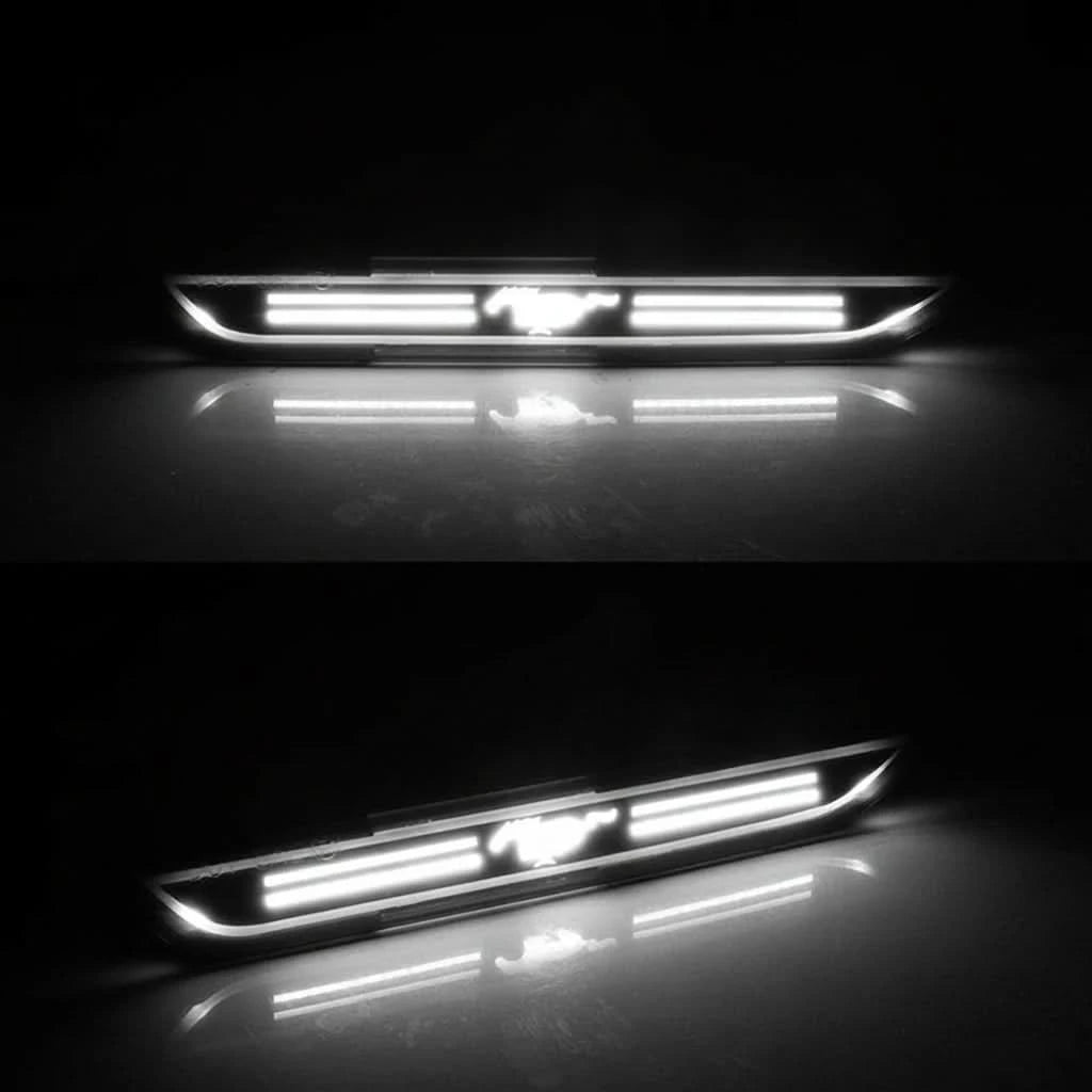 LED Rear Side Marker Lights for Ford Mustang (2015–2023) – Red Fender/Bumper Reflector Lamp Set (2PCS)