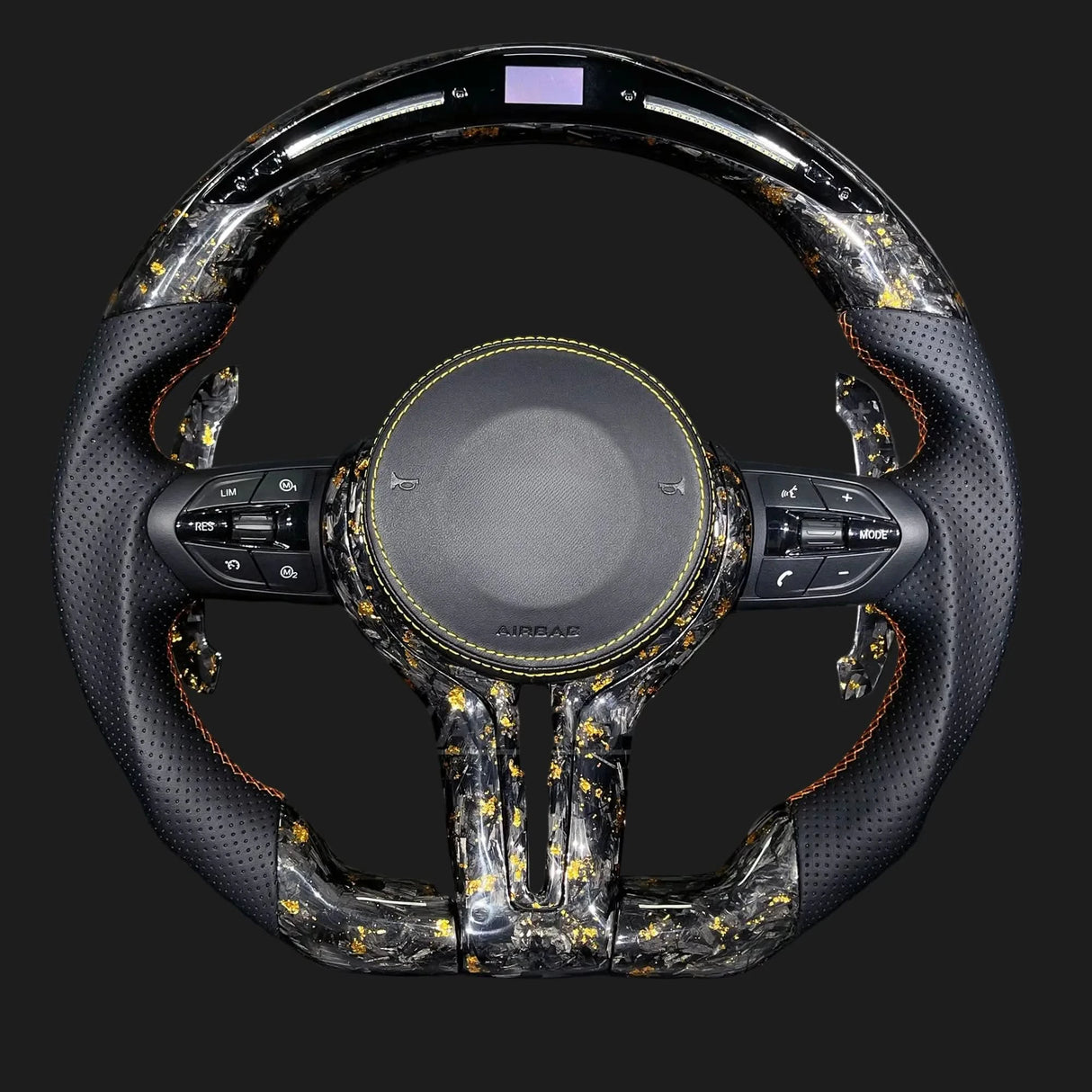 BMW Carbon Fiber LED Steering Wheel – Custom Performance Upgrade for M & F-Series Models