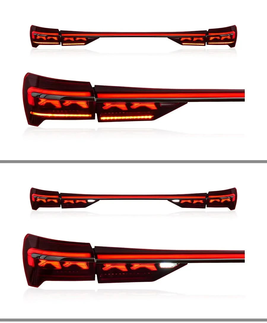 Audi A6 C8 LED Tail Lights – A8-Style Full Rear Light Assembly (2019–2024)