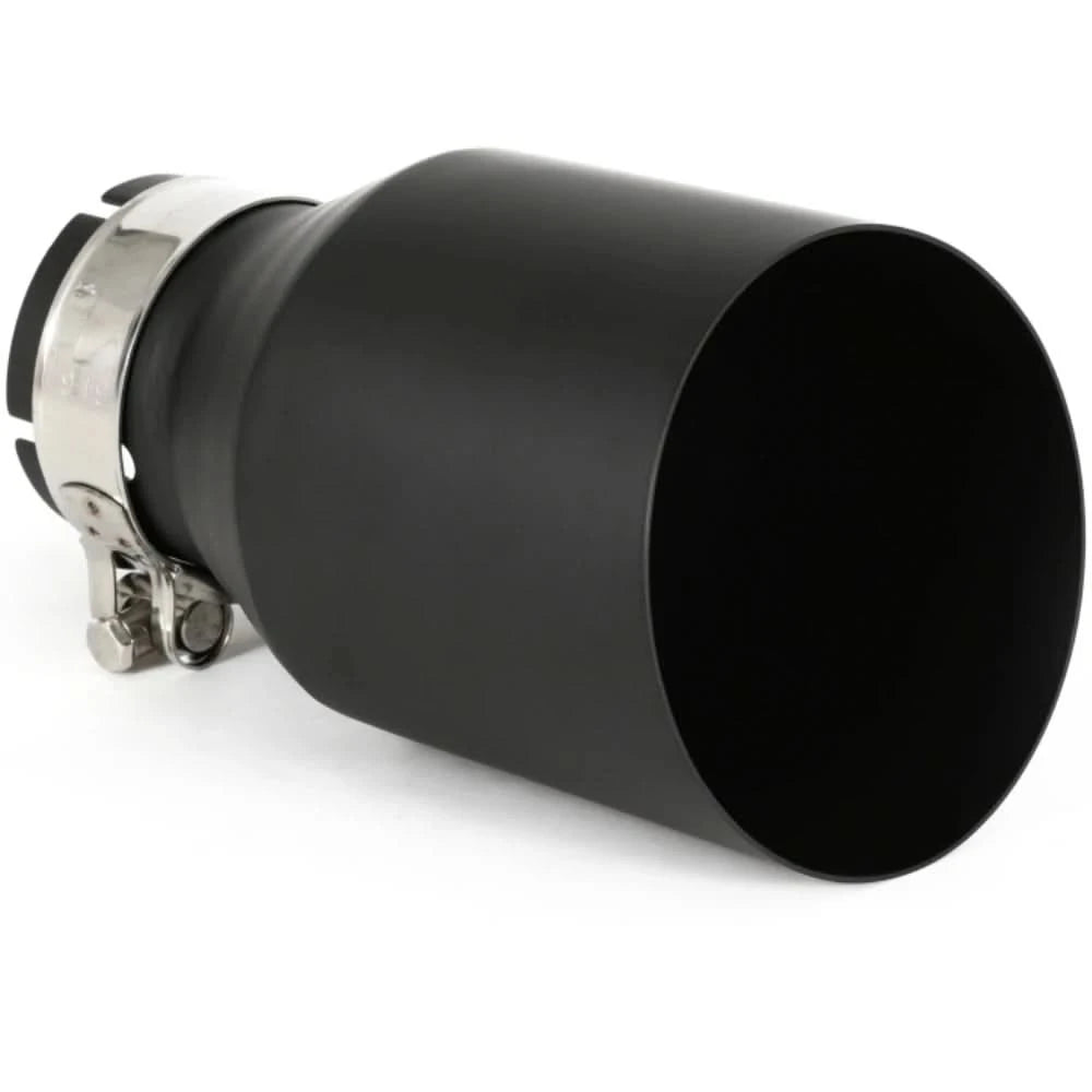 Universal Stainless Steel Single Exhaust Tip – Beveled Edge Performance Muffler Outlet (Single Unit)