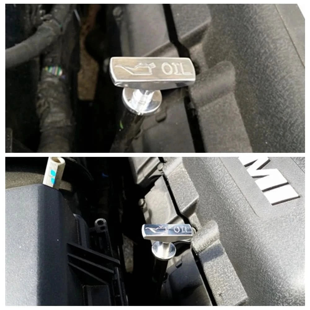 Billet Aluminum Engine Oil Dipstick Pull Handle for Ford Mustang GT & V8 Models (1999–2011)