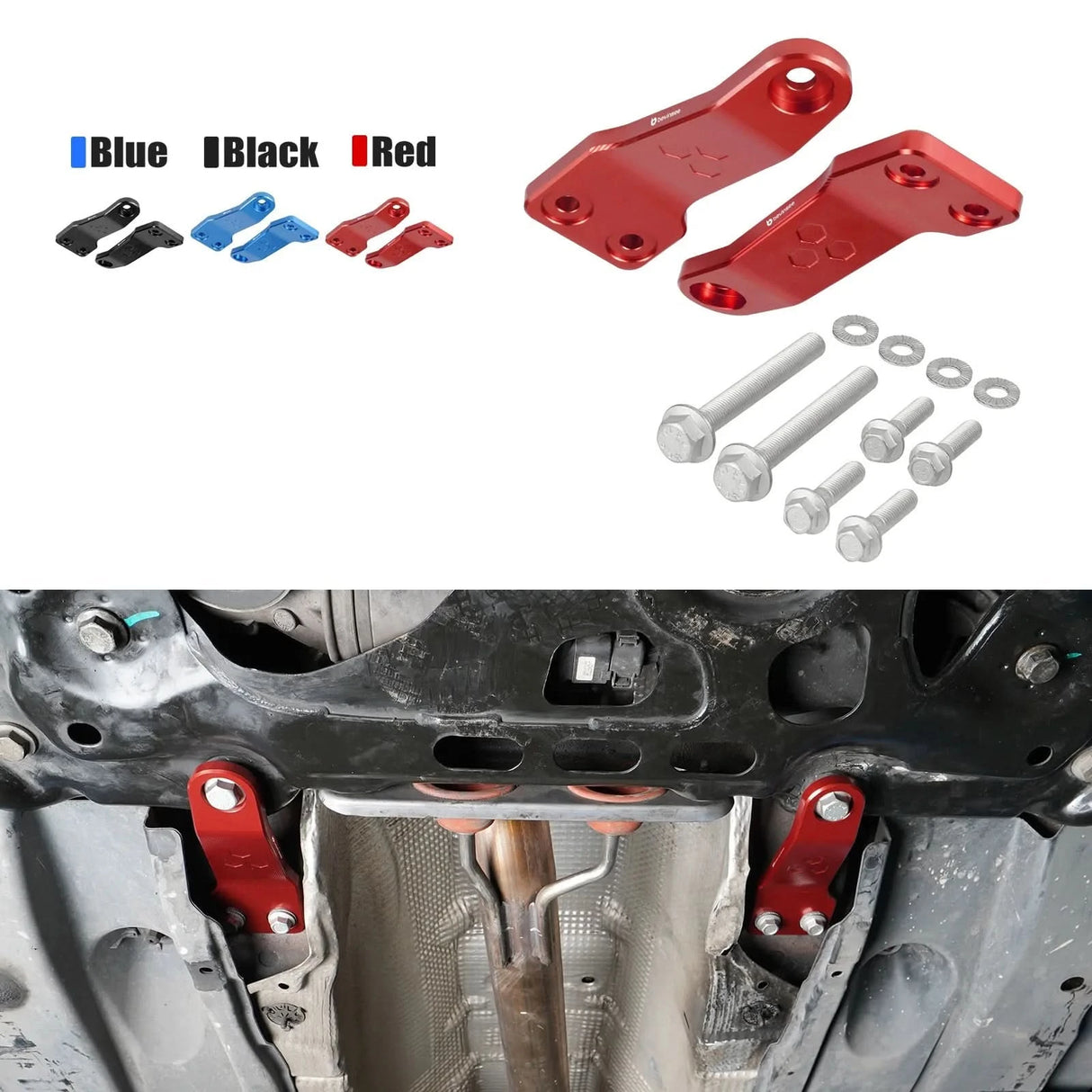 MQB Front Subframe Support Bracket Upgrade – Golf MK7 / MK8, Audi A3 / S3 / RS3, Q2 / Q3