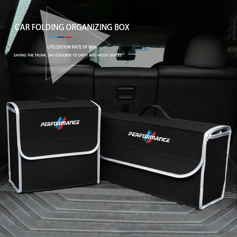 Foldable Car Trunk Organizer Storage Box – Large Capacity Cargo Organizer