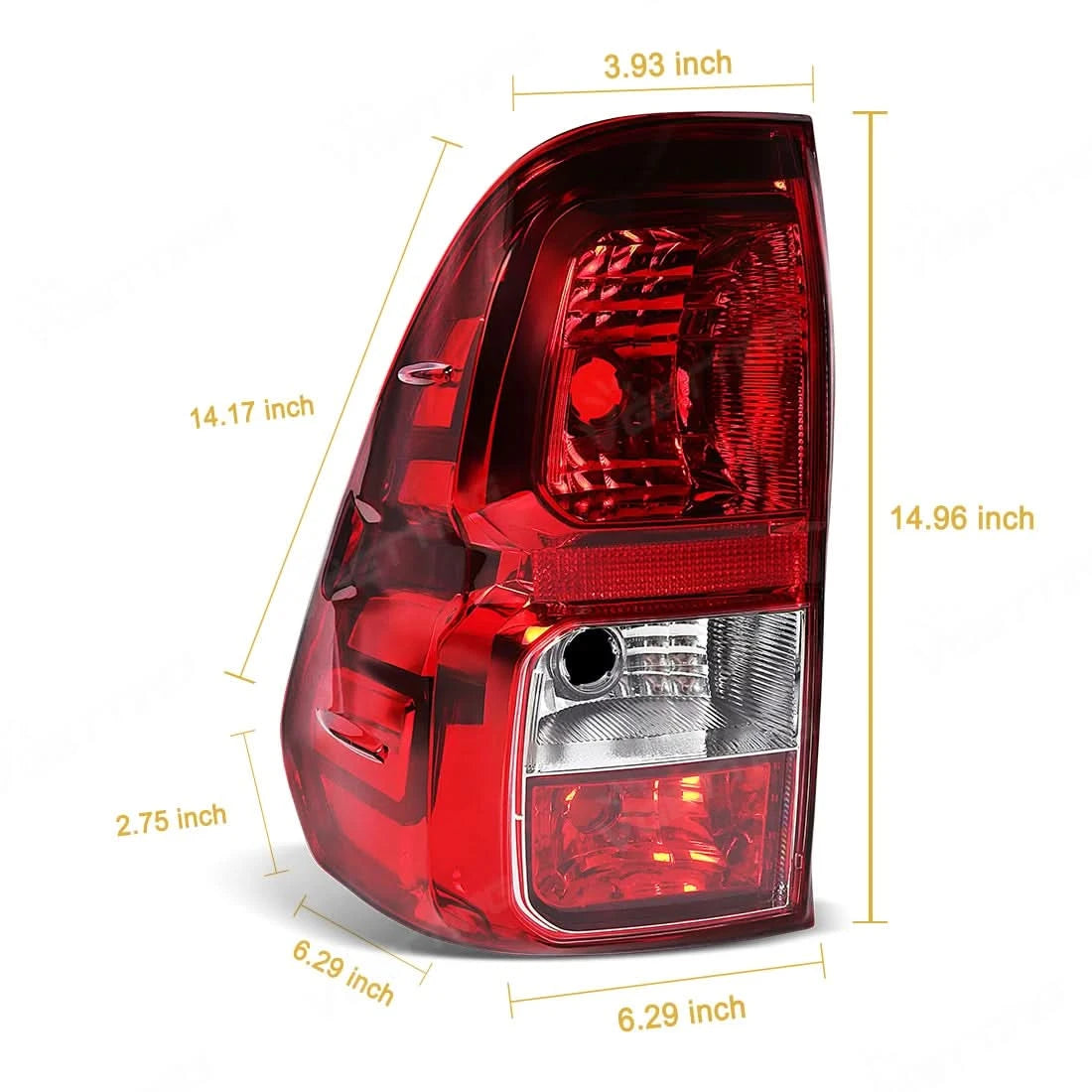 Toyota Hilux Revo 2016–2018 Rear Tail Light Assembly (Left or Right) – Harness Included, Uses OEM Bulbs