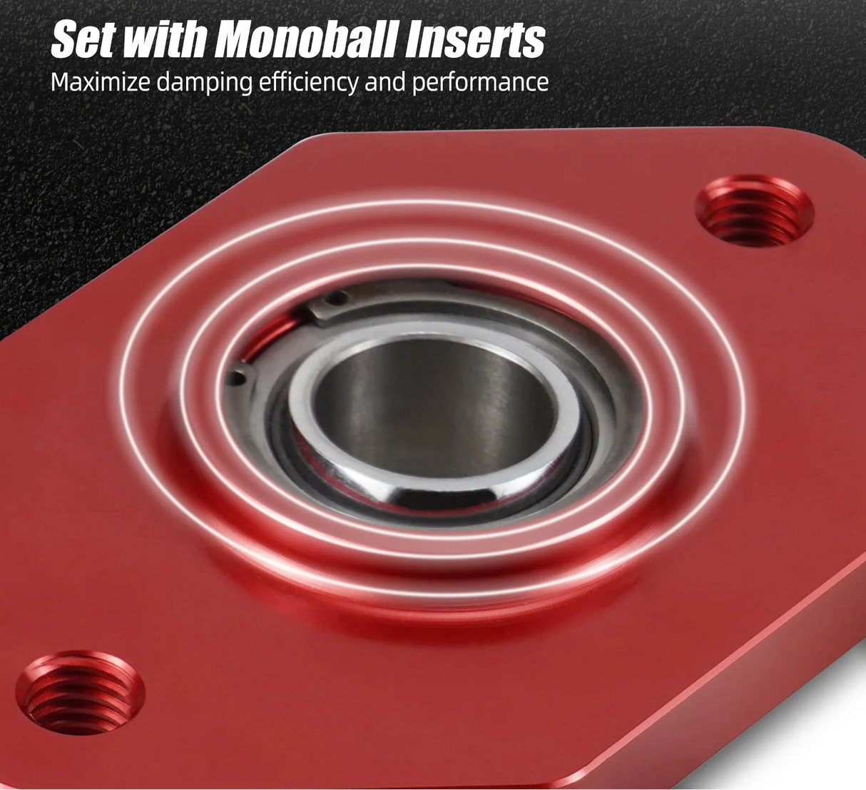 Uniball Rear Lower Shock Mounts – BMW E8X / E9X / X1 E84 (Track Spec)