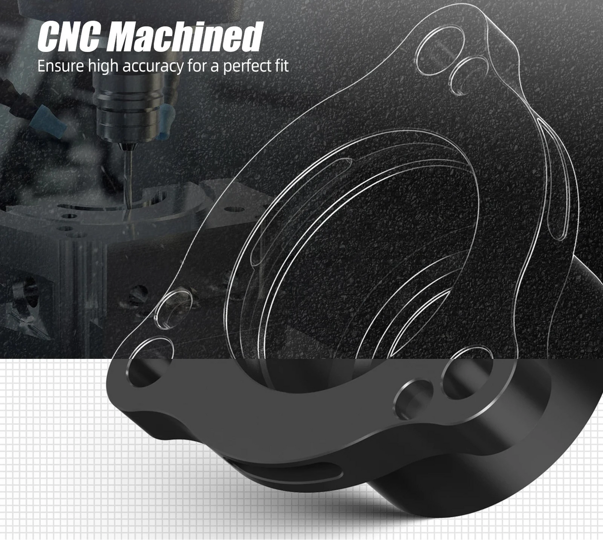 Atmospheric Diverter Valve Spacer – MQB 2.0T Platforms (A3 / A4 / A5 / S3 / RS3 / GTI MK7)